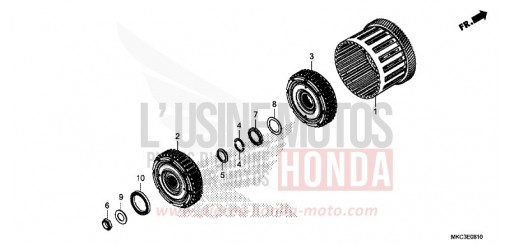 EMBRAYAGE (DCT) GL1800DAJ de 2018